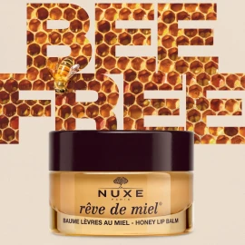 Nuxe Reve De Miel Honey Lip Balm, Βάλσαμο Θρέψης Xειλιών με Mέλι και Πρόπολη 15gr