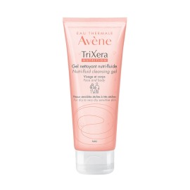 Avene Trixera Nutrition Nutri-Fluide Cleanser Face & Body, Λεπρότευστο Θρεπτικό Καθαριστικό Προσώπου-Σώματος για Ξηρό-πολύ Ξέρο Δέρμα 100ml