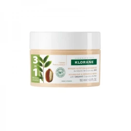 Klorane Nutrition & Reparation Masque Beurre de Cupuacu Bio, Μάσκα με Βιολογικό Βούτυρο Cupuacu για Μαλλιά Πολύ Ξηρά και Κατεστραμένα 150ml