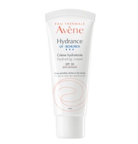 Avene Hydrance UV Rich SPF30 Day Cream, Ενυδατική κρέμα για ξηρό πολύ ξηρό & ευαίσθητο δέρμα 40ml 