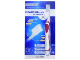 Elgydium Clinic Hybrid Toothbrush, Hλεκτρική Οδοντόβουρτσα  Μπορντό 1τμχ
