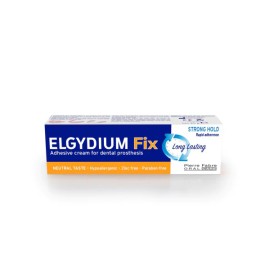 Elgydium Fix Strong, Στερεωτική Κρέμα με Δυνατή Συγκράτηση για τεχνητές οδοντοστοιχίες 45g