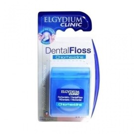 Elgydium Dental Floss Chlorhexidine, Οδοντικό Νήμα για τον Καθαρισμό Μεσοδόντιων Διαστημάτων 50m, 1 τμχ