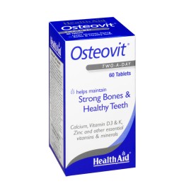 Health Aid Osteovit, Συμπλήρωμα Διατροφής Συνδυασμός Βιταμινών & Μετάλλων για την Οστεοπόρωση, 60tabs