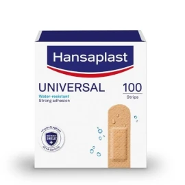 Hansaplast Universal Family Pack Water Resistant, Επιθέματα Ανθεκτικά στο Νερό 1,9cm x 7,2cm 100τμχ