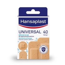 Hansaplast Universal, Αυτοκόλλητα Επιθέματα σε Διάφορα Μεγέθη 40 Strips