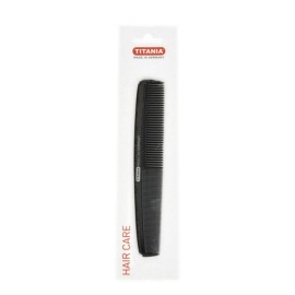 Titania Hair Care Comb, Χτένα Ιδανική για Άνδρες σε Χρώμα Μαύρο 17.2cm 1 τμχ
