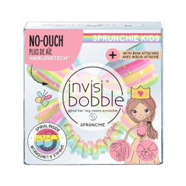 Invisibobble Kids Slim Sprunchie with Bow, Let‘s Chase Rainbows 1τμχ