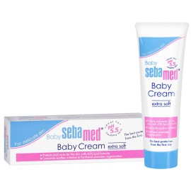 Sebamed Baby Soft Cream, Μαλακτική και Αναλιπαντική Ενυδατική Κρέμα Για Βρέφη για  Καθημερινή Φροντίδα με pH5.5 50ml