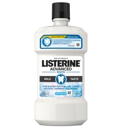 Listerine® Mouthwash Advanced White Mild Taste Mouthwash, Στοματικό Διάλυμα με ήπια γεύση για Λεύκανση των Δοντιών 250ml