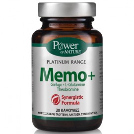 Power Health Platinum Range Memo+, Συμπλήρωμα διατροφής για ενίσχυση της μνήμης 30caps