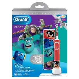 Oral-B Special Edition Vitality Pixar Kids, Ηλεκτρική Οδοντόβουρτσα & Δώρο Θήκη Ταξιδίου