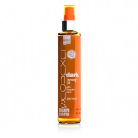 Intermed Luxurious Sun Care Dark Tanning Oil with Vitamins A+E, Ξηρό Λάδι για γρήγορο μαύρισμα 200ml