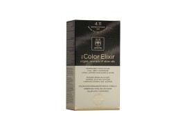 Apivita My Color Elixir 4.11 Brown Intense Ash, Bαφή Μαλλιών- 4.11 - Καστανό Έντονο Σαντρέ (Βαφή 50ml & Γαλάκτωμα Ενεργοποίησης 75ml & Κρέμα Μαλλιών 2x15ml)