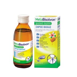 Melia Bisolvon Syrup, Φυσικό Σιρόπι για τον Ξηρό Βήχα & τον Πονόλαιμο 100ml