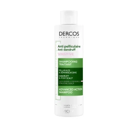 Vichy Dercos Anti-Dandruff Sensitive Advanced Action Shampoo for Sensitive Scalp, Σαμπουάν χωρίς Θειικά Άλατα για Πιτυρίδα & Ξηροδερμία 200ml