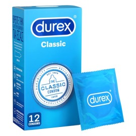 Durex Classic The Beloved Original, Κλασσικά Προφυλακτικά Με Ήπια Λίπανση 12τμχ