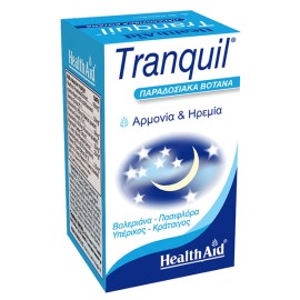 Health Aid Tranquil, Φυτικό Xαλαρωτικό προσφέρει Ηρεμία & Αρμονία 30caps