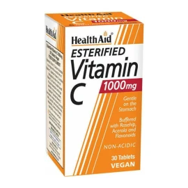 Health Aid Esterified Vitamin C Balanced & Non-Acidic 1000mg, Ενίσχυση ανοσοποιητικού 30 ταμπλέτες