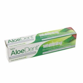 Optima Aloe Dent Whitening Toothpaste, Λευκαντική Οδοντόκρεμα με Ευχάριστη Γεύση Μέντας 100ml