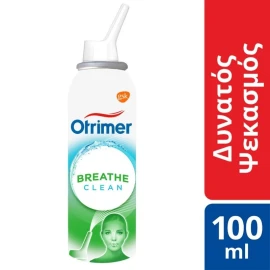 Otrimer Breathe Clean, Φυσικό Ισότονο Spray με Διάλυμα Θαλασσινού Νερού Δυνατός 100ml 