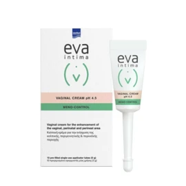 Intermed Eva Intima Meno-Control Vaginal Cream, Κολπική Κρέμα για Ενίσχυση Κολπικής Περιοχής 10 x 5gr