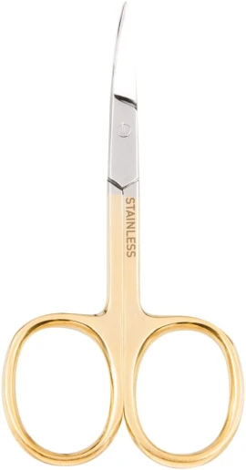 Titania Cuticle Scissors, Ψαλιδάκι για Πετσάκια και Νύχια σε Χρυσό - Ασημί Απόχρωση 1 τμχ