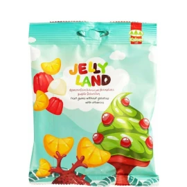 Kaiser Jelly Land Fruity Gums, ΦρουτοΖελεδάκια με με γεύση εξωτικών φρούτων ( Μάνγκο, Passionfruit & Ανανά) 100g