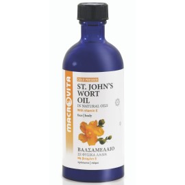 Macrovita St.Johns Wort Oil, Βαλσαμέλαιο με Βιταμίνη Ε για Πρόσωπο και Σώμα 100ml