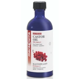 Macrovita Castor Oil, Καστορέλαιο με Βιταμίνη Ε για Πρόσωπο, Σώμα & Μαλλιά 100ml