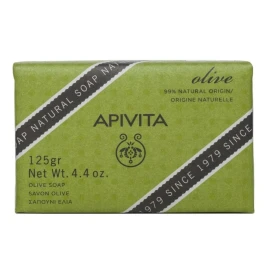 Apivita Natural Olive Soap, Σαπούνι με Ελιά για τις Ξηρές Επιδερμίδες 125gr