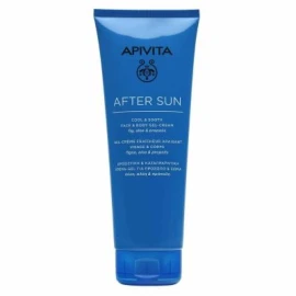 Apivita After Sun Cool & Sooth Face & Body Gel Cream, Δροσιστική Κρέμα-Gel για Πρόσωπο & Σώμα με Σύκο, Αλόη & Πρόπολη, 200ml