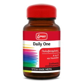 Lanes Daily One, Συμπλήρωμα Διατροφής με Πολυβιταμίνη A to Z, Λουτεϊνη & μετάλλα, 30 tabs