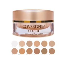 Coverderm Classic Concealing Foundation SPF30 No 8, Aδιάβροχο & Επικαλυπτικό Make-Up για Κάλυψη των Ατελειών 15ml