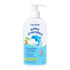 Frezyderm Baby Shampoo, Απαλό Βρεφικό Σαμπουάν με Αντλία, 200ml + 100ml ΔΩΡΟ : καθαρίζει & περιποιείται Απαλά τα Μαλλάκια του Μωρού