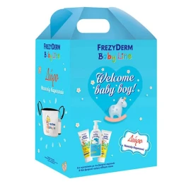 Frezyderm Promo Welcome Baby Boy Baby Shampoo 300ml, Baby Cream 2x175ml & Δώρο Νεσεσέρ Καροτσιού