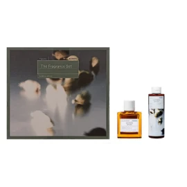 Korres Promo Pack the Fragrance Set Safron Spices Eau de Toilette 50ml + Safron Spices Showergel 250ml, Πακέτο με Ανδρικό  Άρωμα από Ξυλώδες Νότες με Δώρο Αφρόλουτρο 2 τμχ