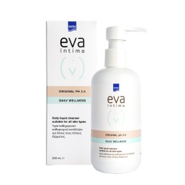 Intermed Eva Intima Original Wash pH 3.5, Υγρό Καθημερινού Καθαρισμού Ευαίσθητης Περιοχής Για Όλους Τους Τύπους Δέρματος 250ml