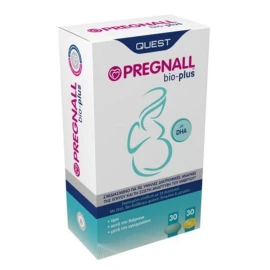 Quest Pregnall Bio Plus, Συμπλήρωμα Διατροφής σχεδιασμένο για τις Υψηλές Διατροφικές Ανάγκες της Εγκύου 30 κάψουλες & 30 ταμπλέτες