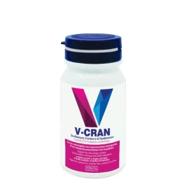 Vencil V-Cran Cranberry & Προβιοτικά, Συμπλήρωμα Διατροφής για την Υποστήριξη του Ουροποιητικού Συστήματος 60 caps