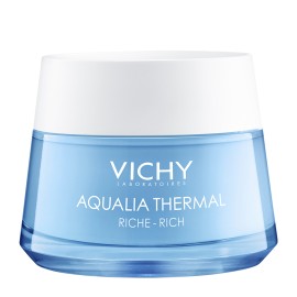 Vichy Aqualia Thermal Rehydrating Cream Rich, Kρέμα Προσώπου με 48ωρη Ενυδατική Αναπλήρωση, Πλούσια Υφή 50ml