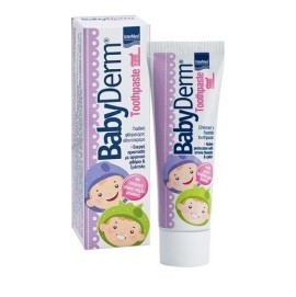 Intermed Babyderm Childrens Toothpaste 1000ppm, Παιδική Οδοντόκρεμα με Γεύση Τσιχλόφουσκα 50ml