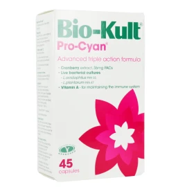 Bio-Kult Pro-Cyan Advanced Multi-Action, Προηγμένη προβιοτική Πολυδύναμη Φόρμουλα με Cranberry για τη Διατήρηση της Καλής Υγείας του Ουροποιητικού 45κάψουλες