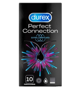 Durex Perfect Connection Προφυλακτικά με Extra Επίστρωση Λιπαντικού 10 τμχ