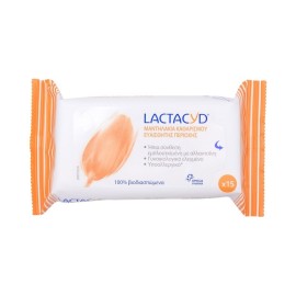 Lactacyd Intimate Wipes, Μαντηλάκια Καθαρισμού Ευαίσθητης Περιοχής 15τμχ