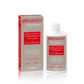 Boderm Hairgen Shampoo, Σαμπουάν κατά της Τριχόπτωσης & Αντιμετώπιση της Διάχυτης ή Ανδρογενετικής Αλωπεκίας σε Άνδρες & Γυναίκες  300ml