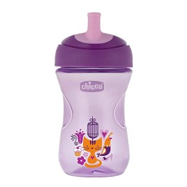 Chicco Advanced Cup Easy Drinking Mπουκάλι για Νήπια από 12m+ σε Χρώμα Ροζ 266ml