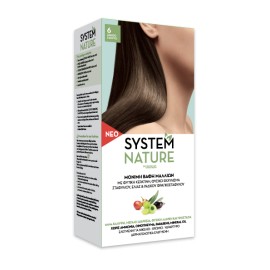 System Nature, Bαφή Μαλλιών no. 6 Ξανθό Σκούρο 60ml