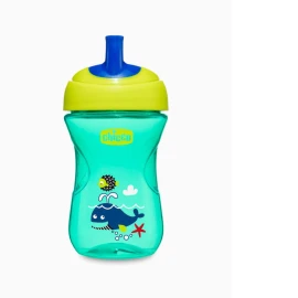 Chicco Advanced Cup Easy Drinking Mπουκάλι για Νήπια από 12m+ σε Χρώμα Μπλέ 266ml