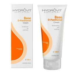 Hydrovit Base D-Panthenol Cream, Ενυδάτωση και Ανάπλαση του φυσιολογικού , Ευαίσθητου, Ατοπικού & Ερεθισμένου Δέρματος 100ml